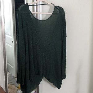 We the free - free people hunter green sweater